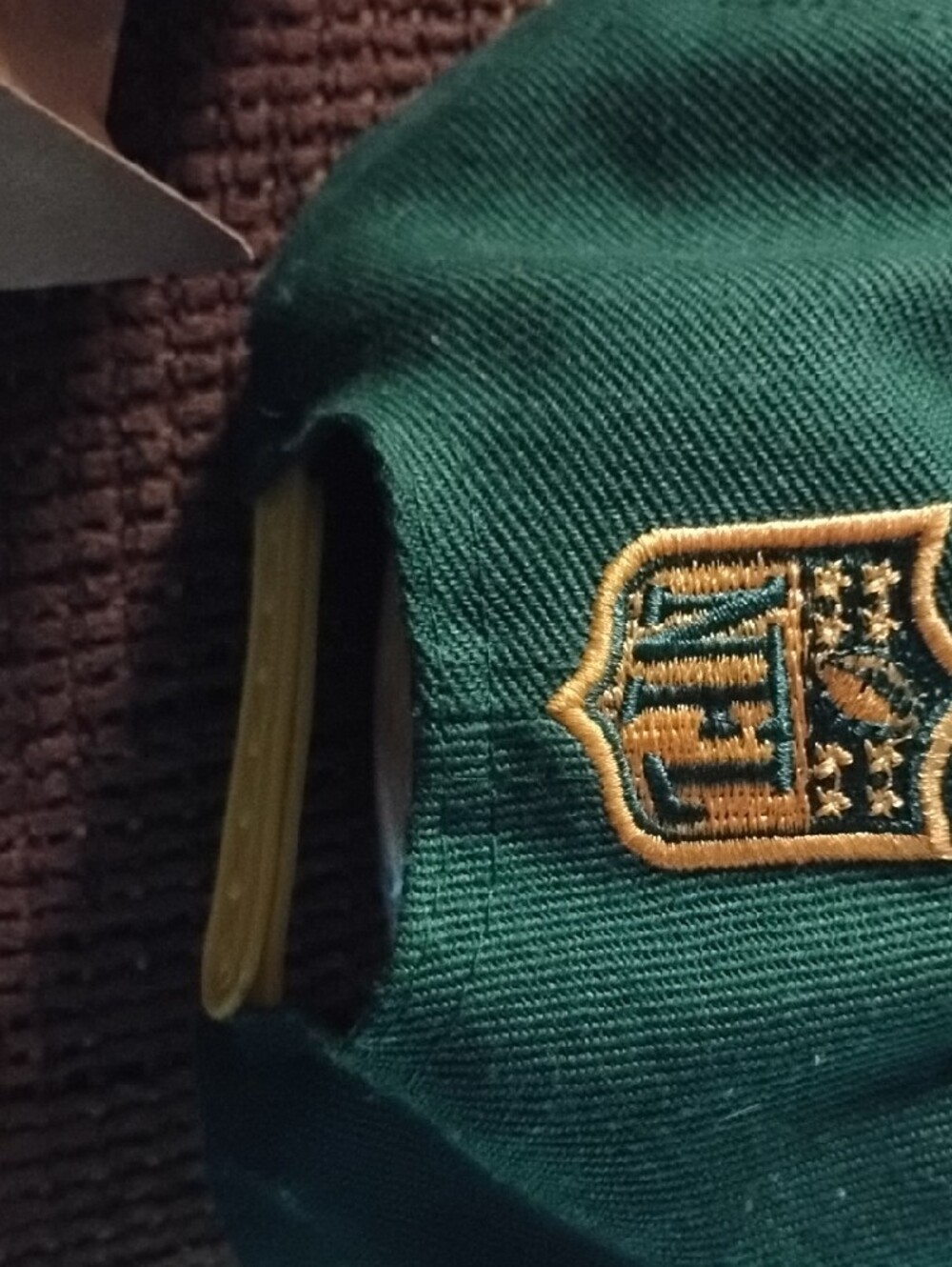 New Era Green and Yellow Green Bay Snapback Cap - Picture 5 of 8